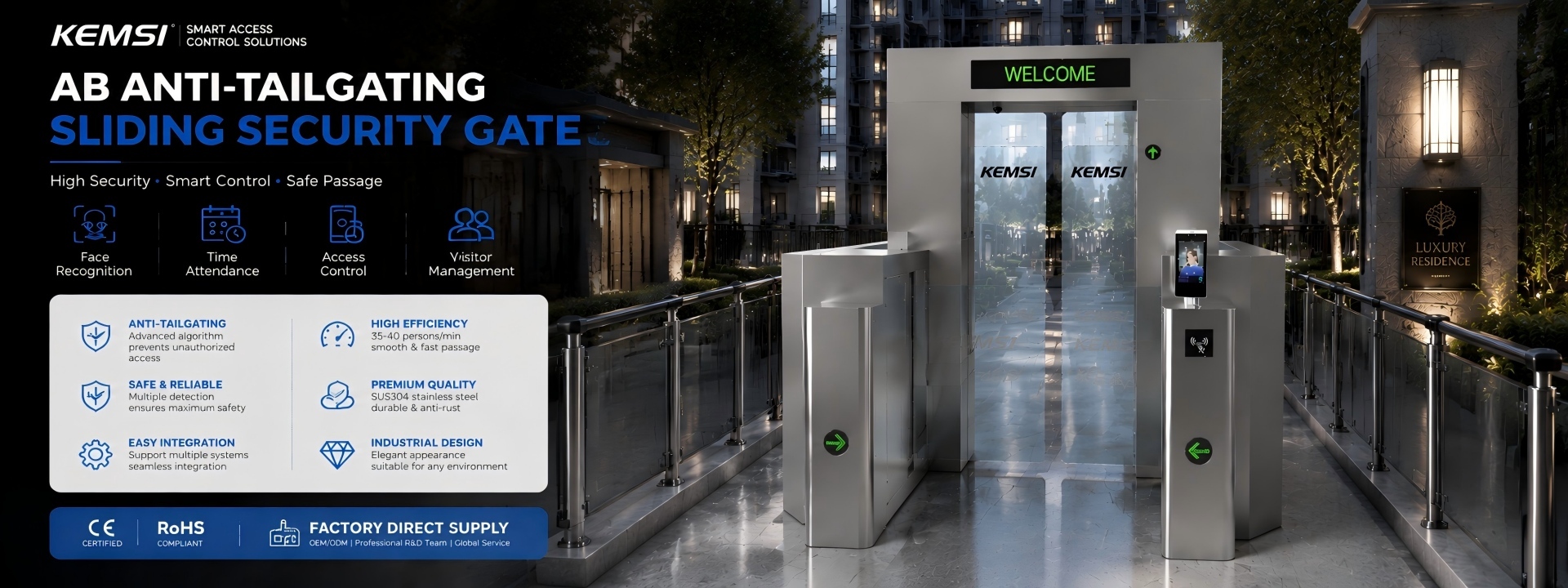 Quality Barrier Turnstile Gate factory