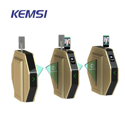 kupować Szybki przejście Bezpieczeństwo Mechanizm bramy skrzyżowania bramki Flap Barrier Gate DC Brush Double Wing online manufacture