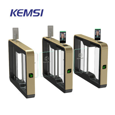 satın almak Stainless Steel Swing Gate Turnstile Anti Tailgating For Exhibition Hall Ziyaretçi Sayım Sistemi online manufacture