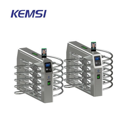 membeli Kontrol Akses Gerbang Turnstile Setar Otomatis Setengah Tinggi Untuk Pemisahan Aliran Pejalan kaki online manufacture