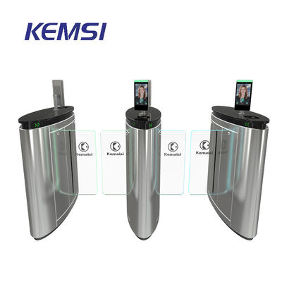 membeli Daerah Pemandangan Pedestrian Turnstile Gate 0,5 detik Membuka Turnstile Sliding Stainless Steel online manufacture