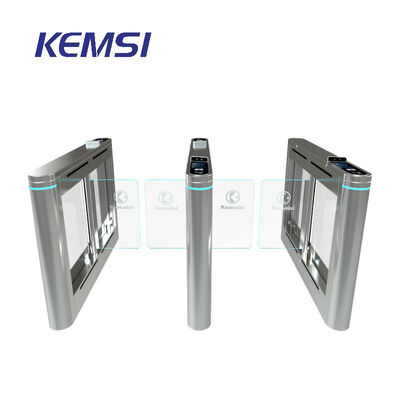 buy Pedestrian Office Entrance Gate Optical Swing Gate Turnstiles With RFID Card Reader online manufacture