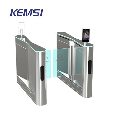 buy Visitor Registration QR Code And Facial Recognition Entrance Management Swing Gate Turnstile online manufacture