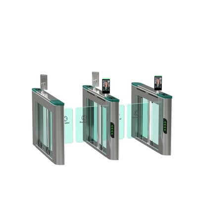 buy Wing gate office building face recognition employee channel 304 stainless steel visitor system online manufacture