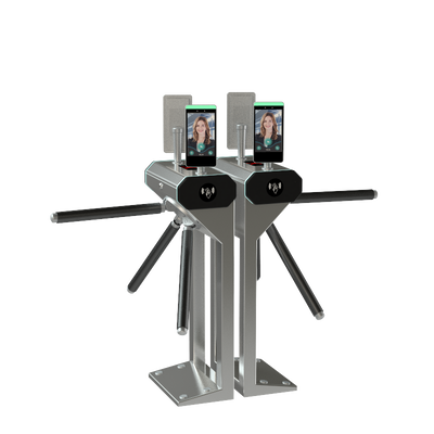 buy Office Tripod Turnstile with Integrated Attendance System – Access Control Gate for Employee Time & Entry Management online manufacture