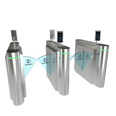 Buy Shopping Mall Flap Barrier Entrance Management With Anti-pinch Function And Card Swiping Recognition online manufacture
