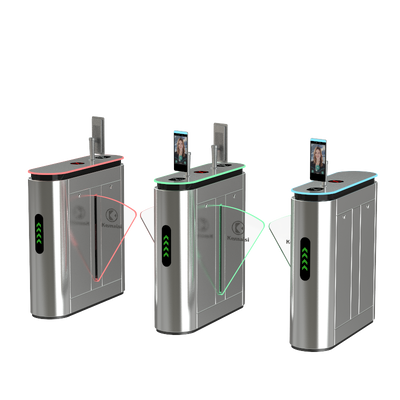 buy Facial Recognition Wing Gate Turnstile For Community Access With Anti-Tailgating And Pedestrian Counting online manufacture