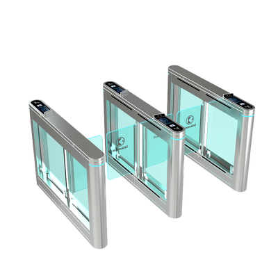 buy Pedestrian Office Entrance Gate Optical Swing Gate Turnstiles With RFID Card Reader online manufacture