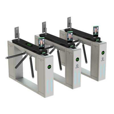 buy Scenic Spot Tripod Turnstile  Ultra Fast Verification With Facial And QR Code Recognition online manufacture