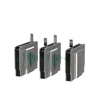 buy 304 Stainless Steel Wing Barrier Turnstile Gate Access Control System for Office Building Entry online manufacture