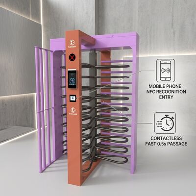 Acheter Contrôle d'accès NFC Porte tourniquet hauteur complète avec reconnaissance de téléphone portable intelligent online manufacture