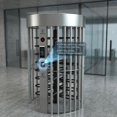 Comprar Control de acceso de RFID de altura completa con tornillo RFID anti-puerta trasera SUS304 de acero inoxidable 90 grados online manufacture