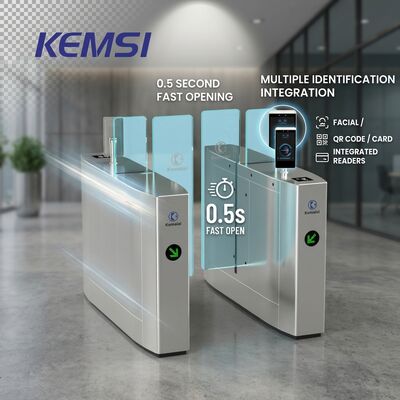 Купить Сдвижные ворота Винтовка Контроль доступа посетителей Офисное здание 0,5 секунды Открытие SUS304 из нержавеющей стали online manufacture