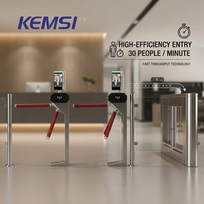 membeli Sistem Kontrol Jalan Berisik Rendah Akses Pejalan kaki Tripod Turnstile Gate online manufacture