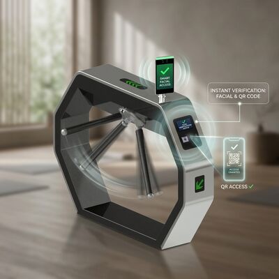 buy Yoga Studio Tripod Turnstile Membership Management Access Control Gate online manufacture