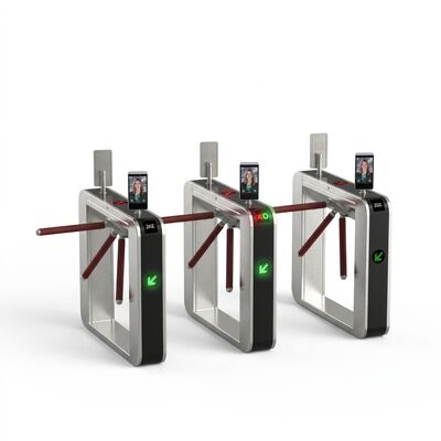 buy 304 Stainless Steel Tripod Turnstile Gate Semi-Automatic Outdoor Access Control online manufacture