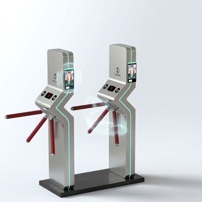 يشتري بوابة دوارة ثلاثية التعرف على الوجه، طرفية ذكية للتحكم في الوصول والحضور online manufacture